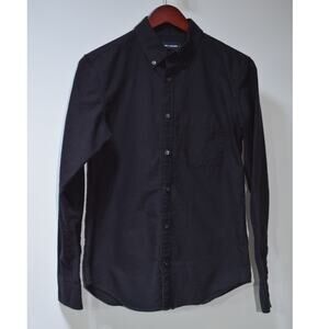 Everlane Black Button-Down Linen Shirt
